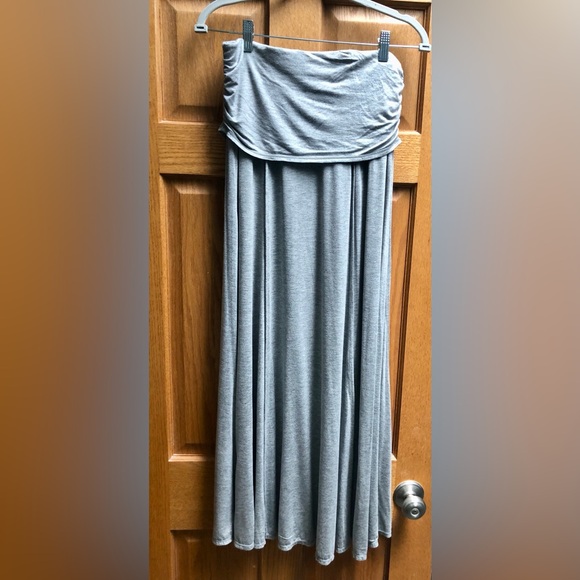 Max Studio Grey Maxi Skirt Size M NWT - Picture 3 of 3